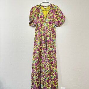 Banjanan Yellow Floral Dress